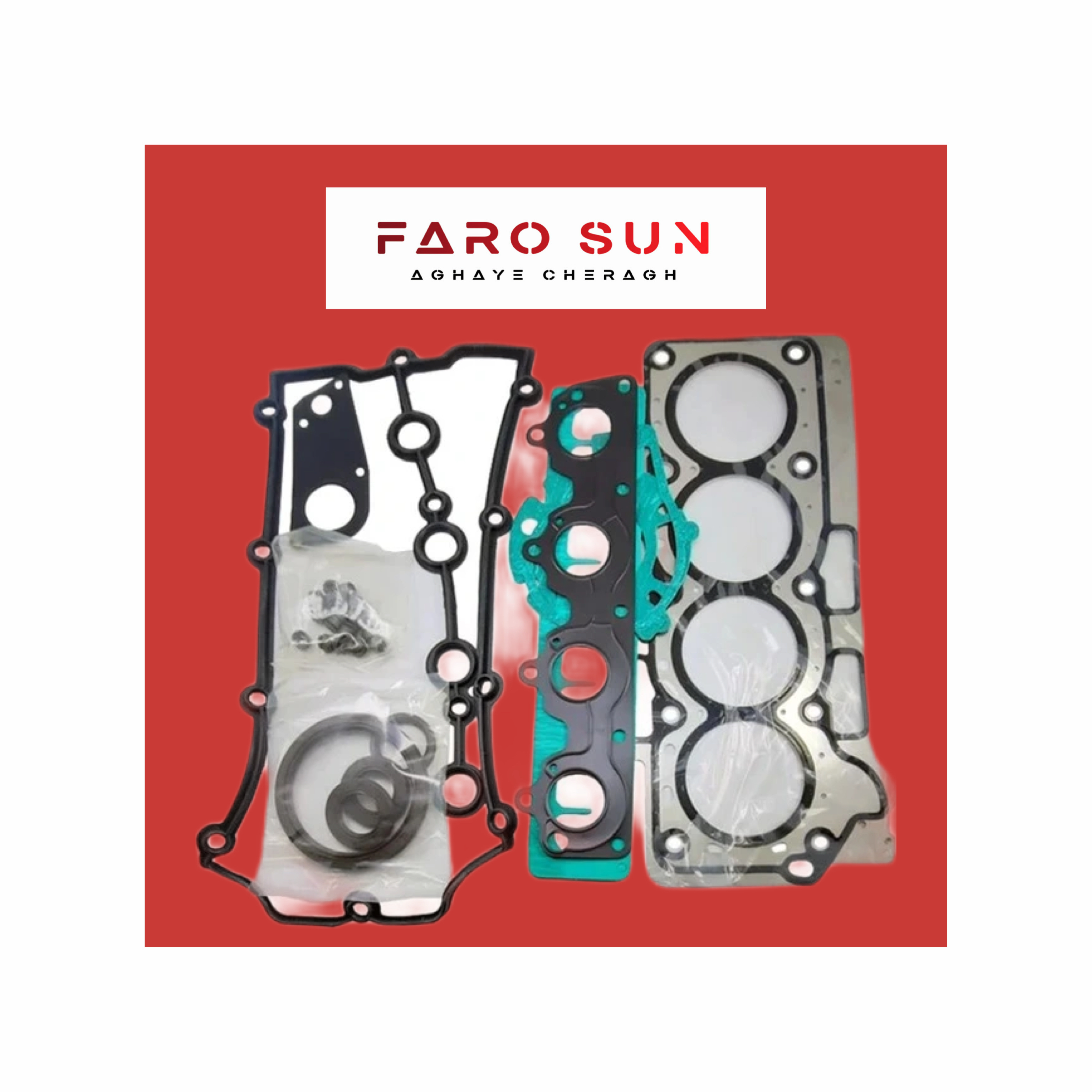  ست واشر کامل موتور با واشر سرسیلندر فلزی 530/550/x33 و Tiggo 5 اورجینال شرکتی Chery با کد فنی: 481H-DXB